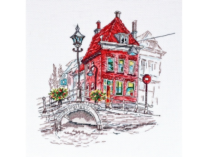 Colored Town-3 Cross Stitch Kit фото 1