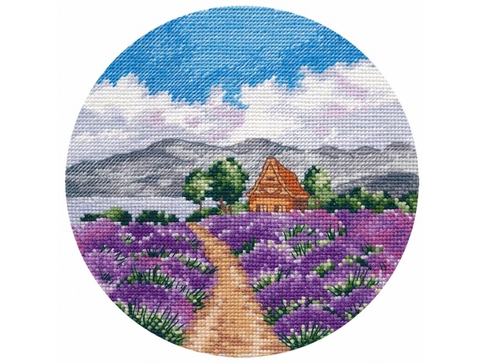 Miniature.Lavender Cross Stitch Kit  фото 1