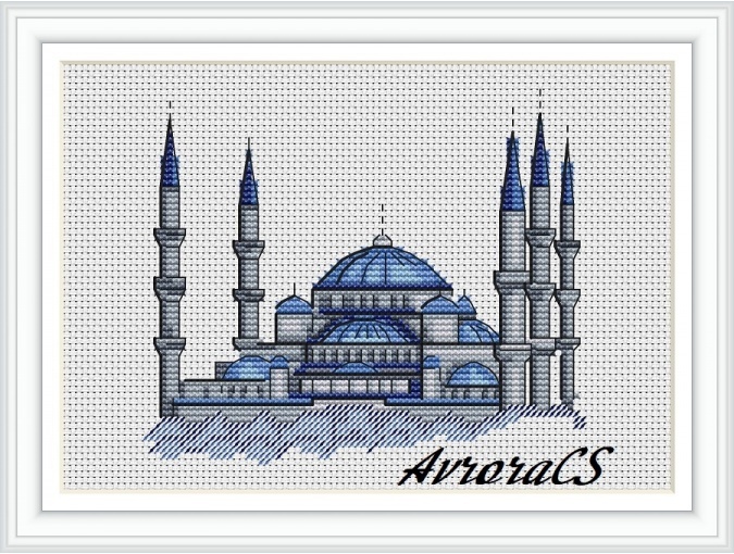 Turkey. Istanbul Cross Stitch Pattern фото 1
