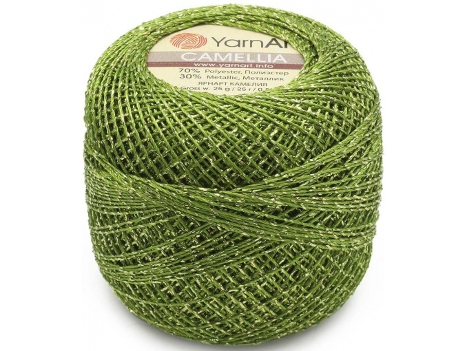 YarnArt Camellia 70% polyester, 30% metallic, 10 Skein Value Pack, 250g фото 11