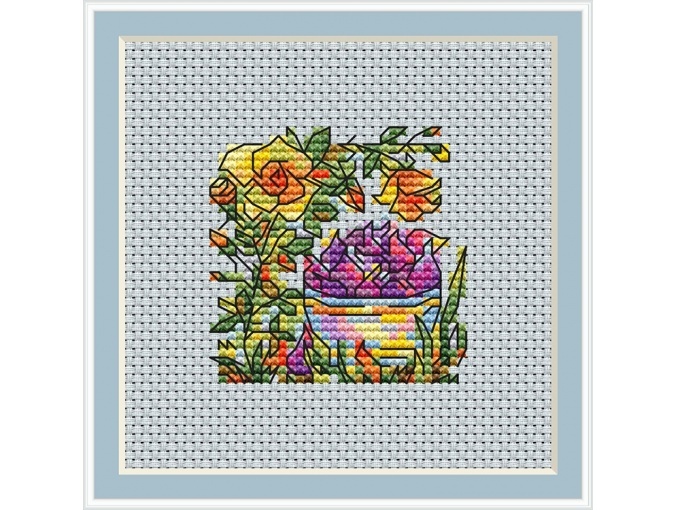 Garden Motives. Roses Cross Stitch Pattern фото 1