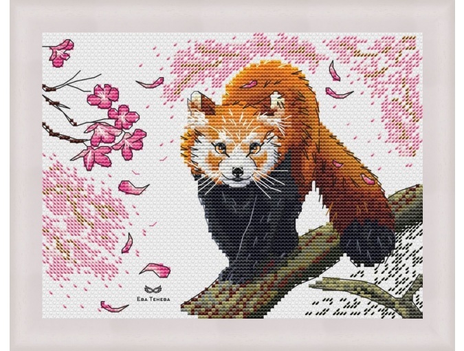 Panda Meili Cross Stitch Pattern фото 1