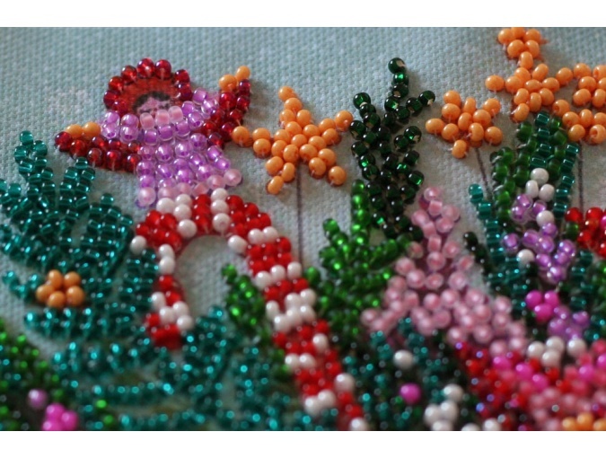 Festive Tea Party Bead Embroidery Kit фото 2