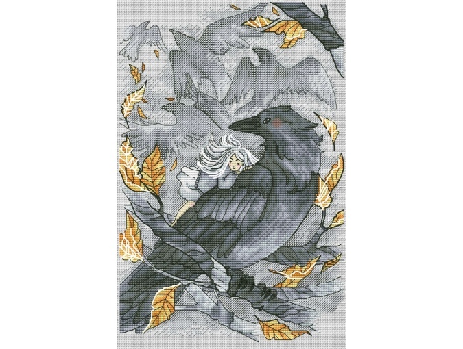 Crows Cross Stitch Pattern, code AO-208 Alisa Okneas | Buy online on ...