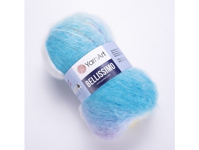 YarnArt Bellissimo 13% mohair, 67% acrylic, 4% polyamide, 16% polyester, 3 Skein Value Pack, 450g фото 23