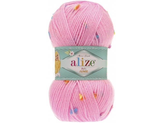 Alize Baby Flower, 94% Acrylic, 6% Polyamide 5 Skein Value Pack, 500g фото 4