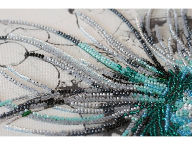 Aquamarine Bead Embroidery Kit фото 5