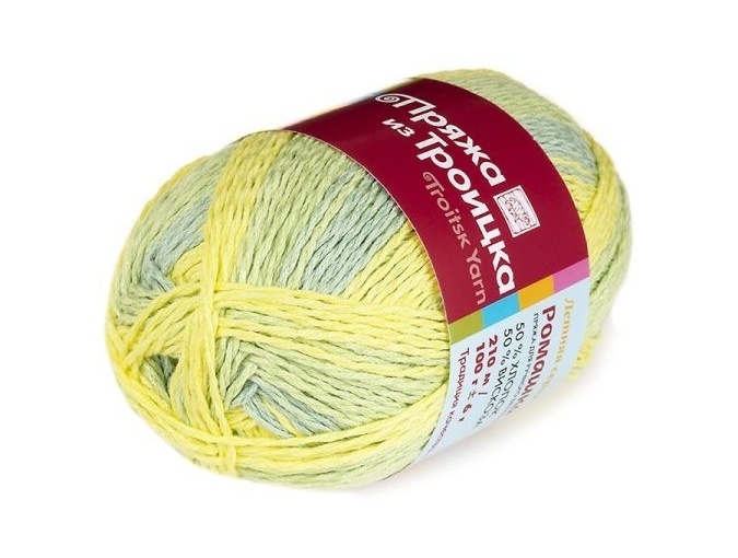 Troitsk Wool Camomile, 50% Cotton, 50% Viscose 5 Skein Value Pack, 500g фото 43