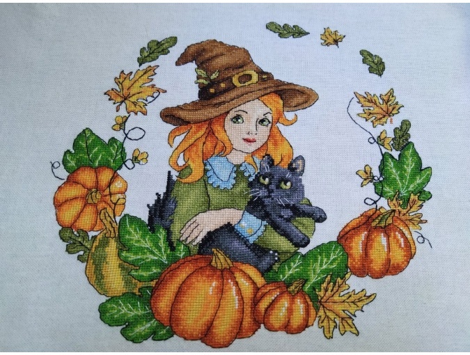 Enchantress of Autumn Cross Stitch Pattern фото 2