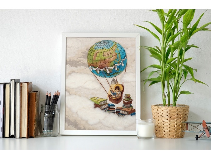 Travelling With Books Cross Stitch Kit фото 7