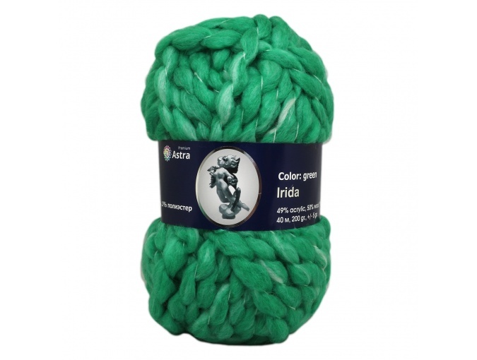 Astra Premium Iris, 50% wool, 49% acrylic, 1% polyester, 2 Skein Value Pack, 400g фото 7
