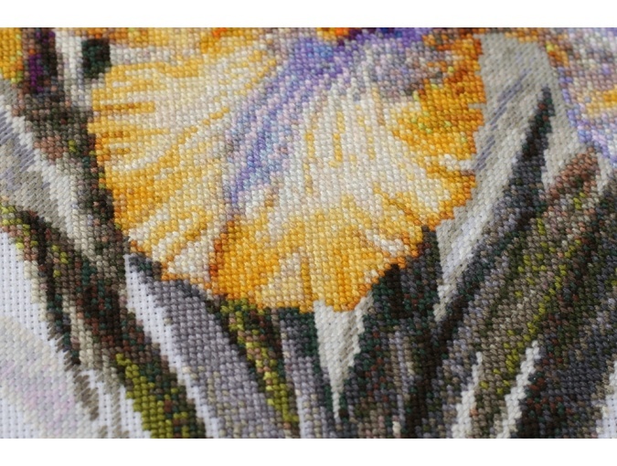 Tender Irises Cross Stitch Kit фото 2