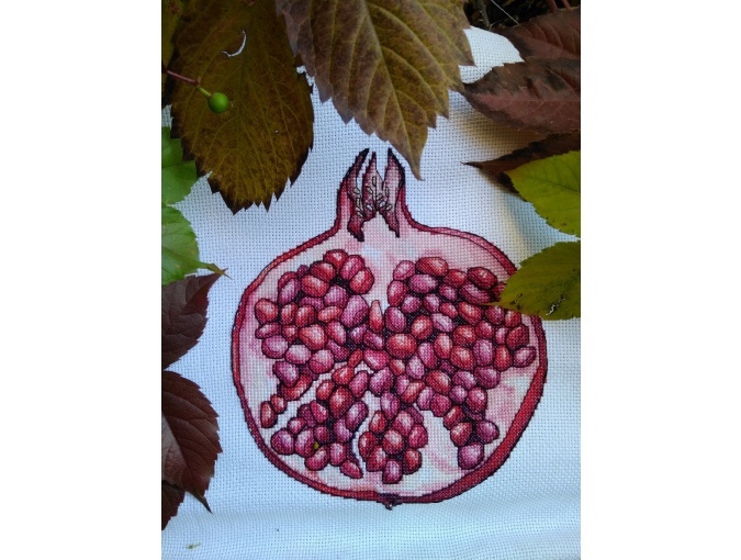 The Juicy Pomegranate Cross Stitch Pattern фото 7