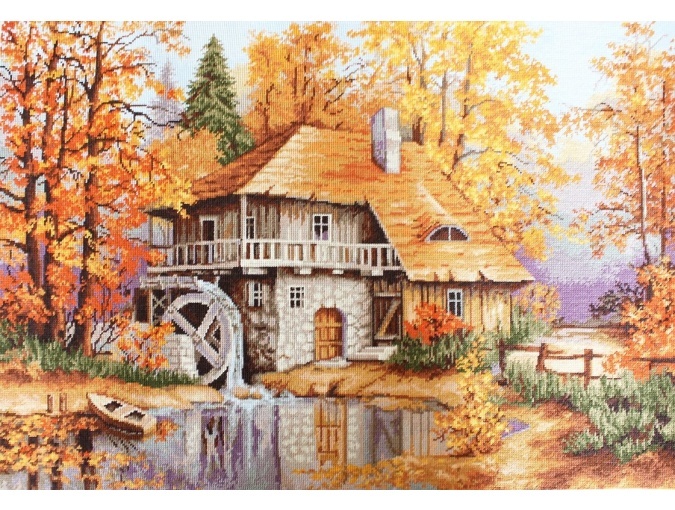 Autumn Landscape Embroidery Kit фото 1