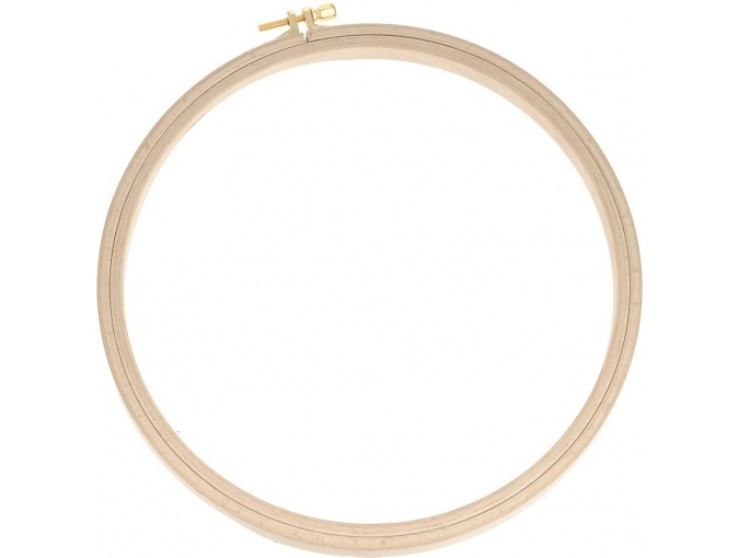 Screwed Wooden Embroidery Hoops 31cm/8mm фото 1