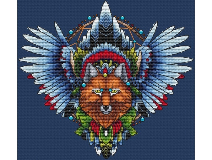 Dreamсatchers. Fox 1 Cross Stitch Pattern фото 1