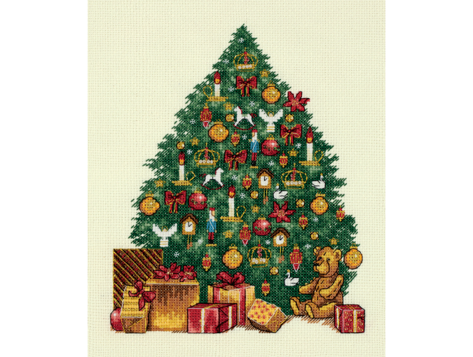 Victorian Christmas Tree Cross Stitch Kit  фото 1