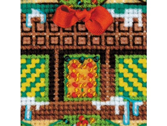 Cabin with a Bell Cross Stitch Kit фото 3