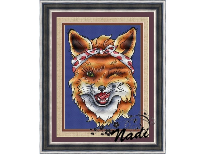 Fox Alice Cross Stitch Pattern фото 1
