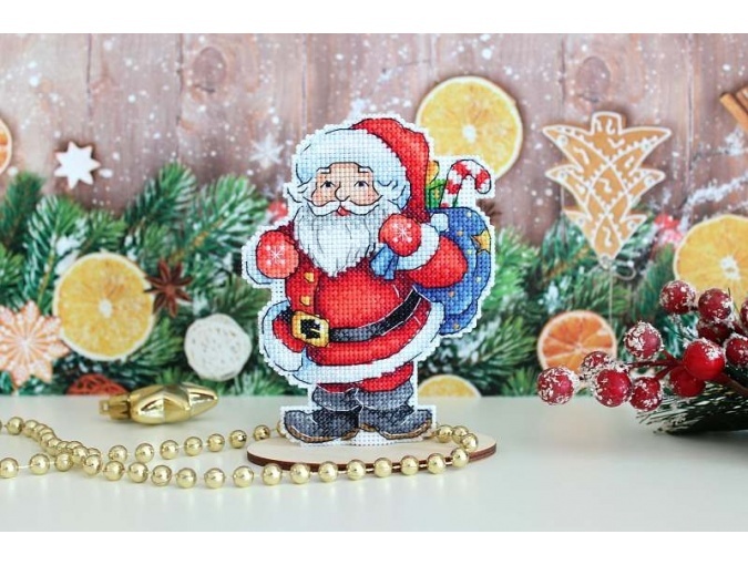Merry Santa Cross Stitch Kit фото 2