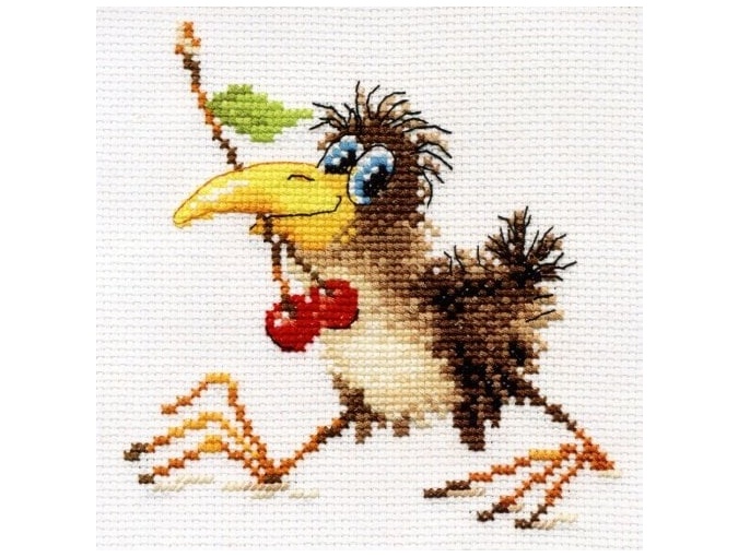 Baby Crow Cross Stitch Kit фото 1