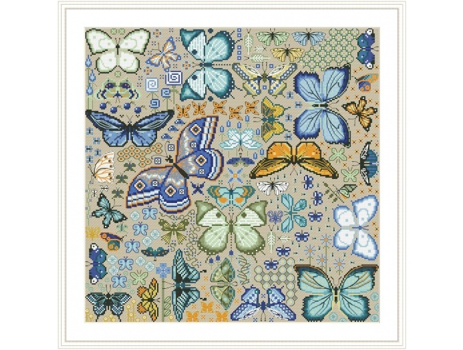 Butterflies. Evening Cross Stitch Pattern фото 4