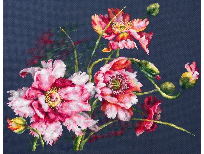The Mystery Of Poppies Cross Stitch Kit фото 1
