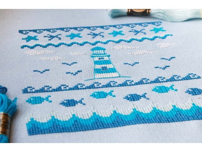 A Sea Sampler Cross Stitch Pattern фото 2