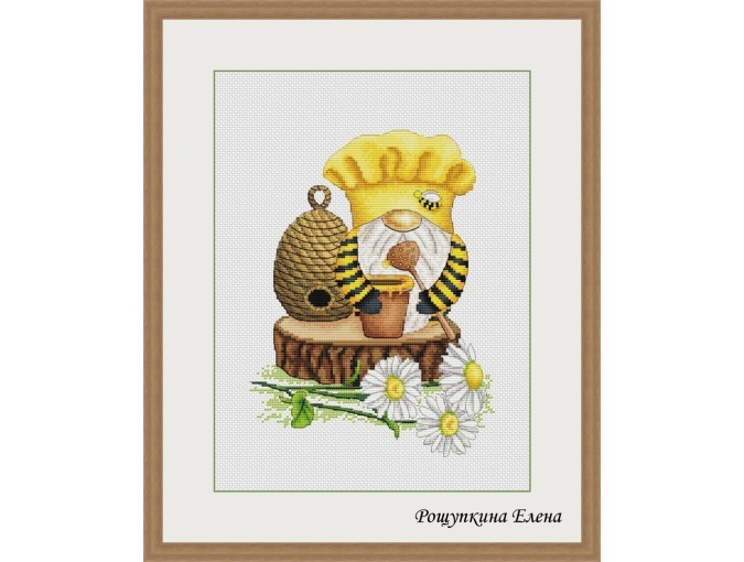 Honey Lover Cross Stitch Pattern фото 1