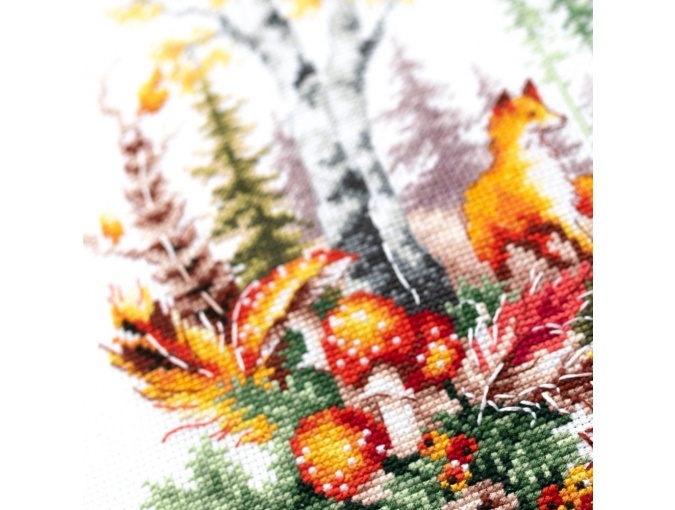 Autumn Forest Spirit Cross Stitch Kit фото 8