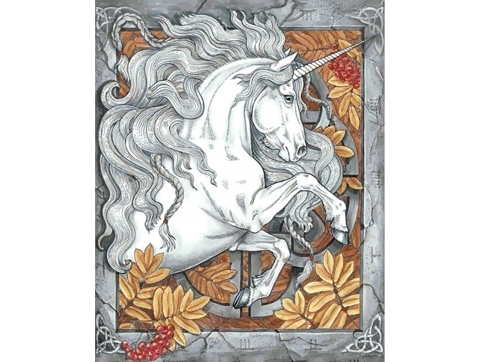 Autumn Unicorn Diamond Painting Kit фото 1