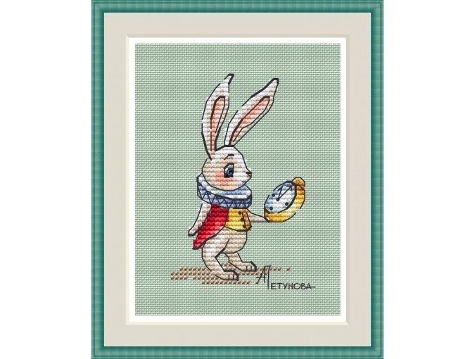 White Rabbit Cross Stitch Pattern фото 1