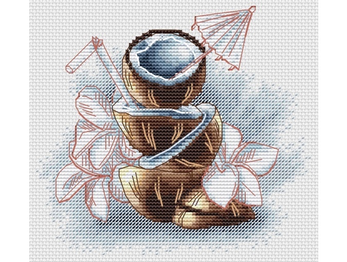 Coconuts Cross Stitch Pattern фото 1