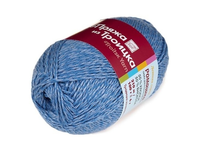 Troitsk Wool Camomile, 50% Cotton, 50% Viscose 5 Skein Value Pack, 500g фото 27
