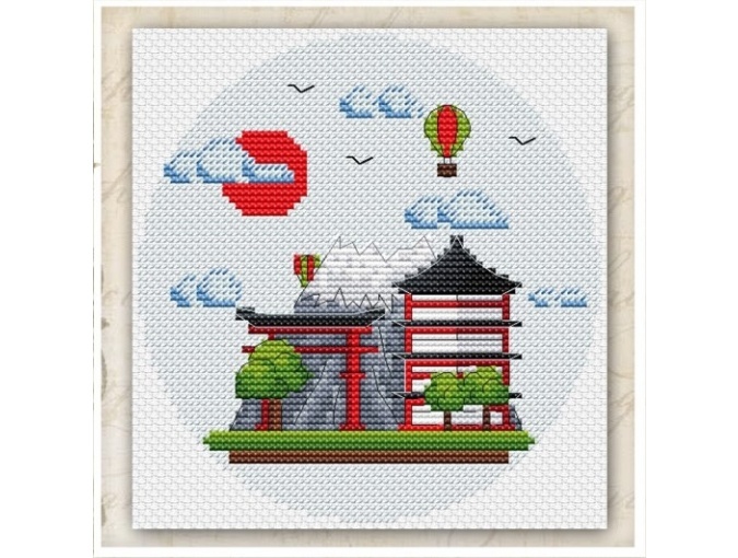 Japan Cross Stitch Pattern фото 2