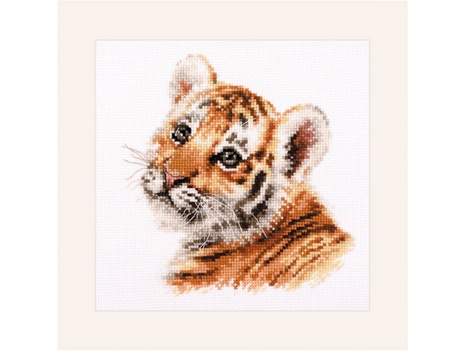 Little Tiger Cub Cross Stitch Kit фото 1