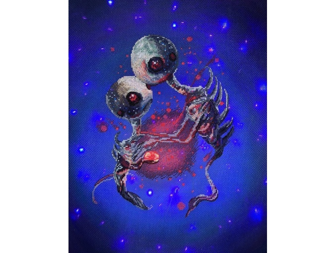 Alien Embryo Cross Stitch Pattern фото 15