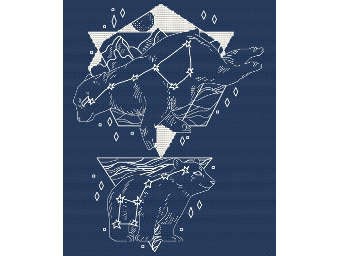 Constellations Cross Stitch Pattern фото 2
