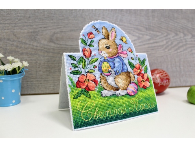 Easter Postcard Cross Stitch Kit фото 2