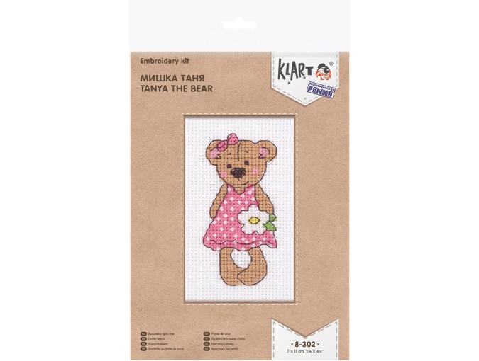 Tanya the Bear Cross Stitch Kit фото 2