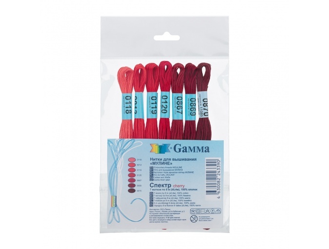 Gamma SPECTRUM floss, cherry фото 1