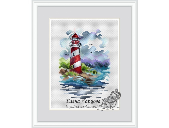 Lighthouse - Summer Cross Stitch Pattern фото 1
