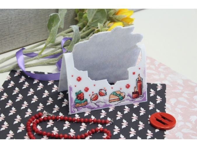 Postcard. Valentine Сard Cross Stitch Kit фото 4