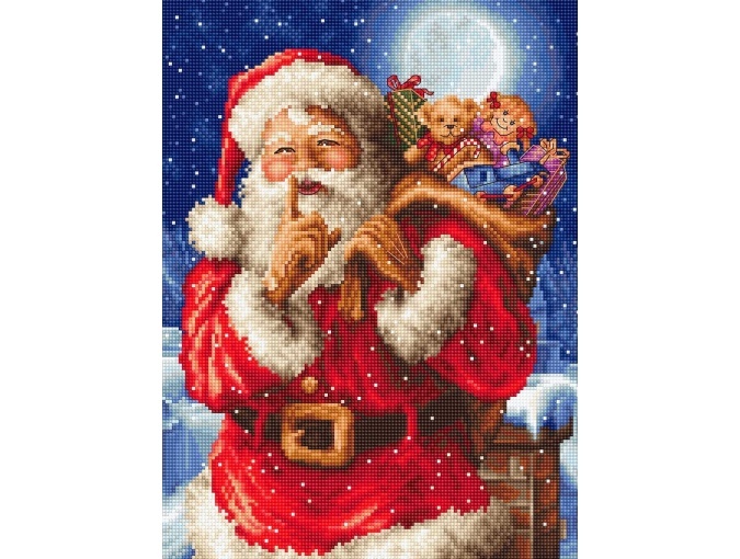 Santa's Secret Cross Stitch Kit фото 1