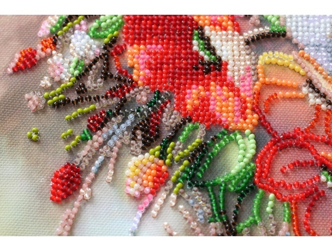 Delicate Flowers Bead Embroidery Kit фото 3