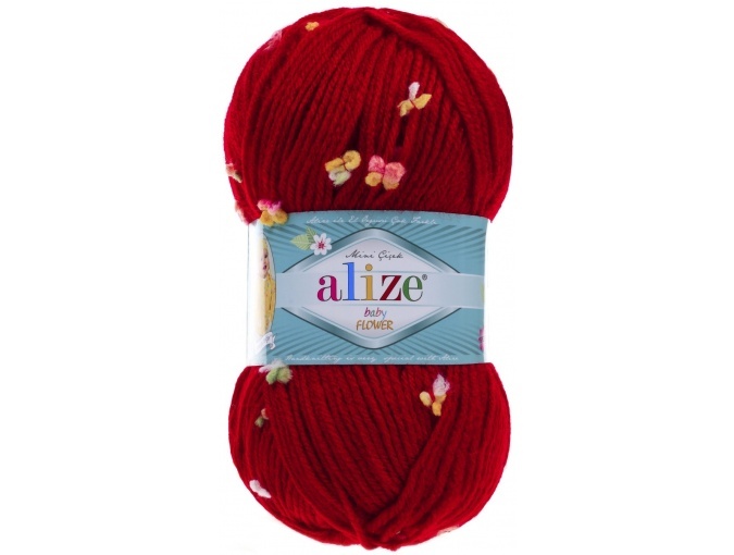 Alize Baby Flower, 94% Acrylic, 6% Polyamide 5 Skein Value Pack, 500g фото 16