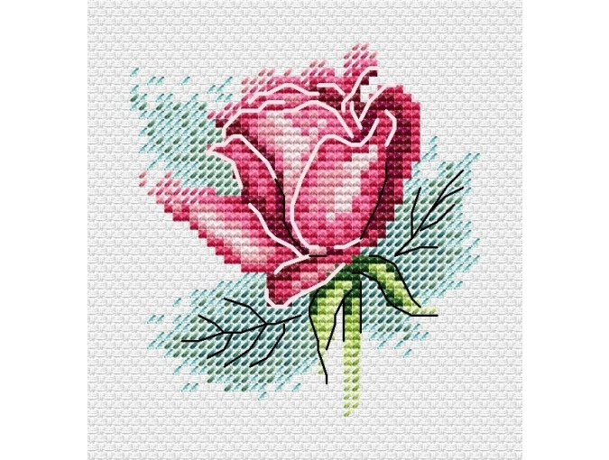 Rose Cross Stitch Kit фото 1