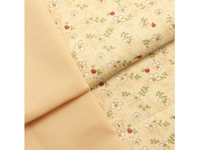 Beige Set Polyester Patchwork Fabric фото 1