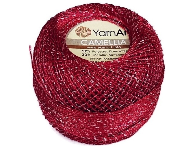 YarnArt Camellia 70% polyester, 30% metallic, 10 Skein Value Pack, 250g фото 17