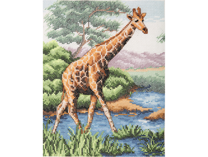 Giraffe Cross Stitch Kit фото 1